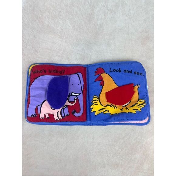 Vtg Peek-A-Boo Baby Vintage Baby Soft Book By Emily Bolam Rare Hard To Find 1999 - Picture 3 of 7